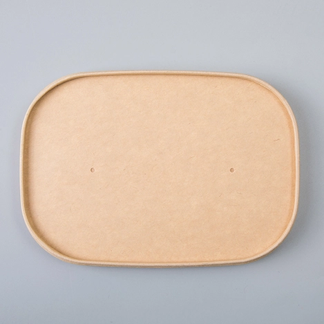 Weller 500ml - 1000ml Rectangular Kraft Paper Lid 1