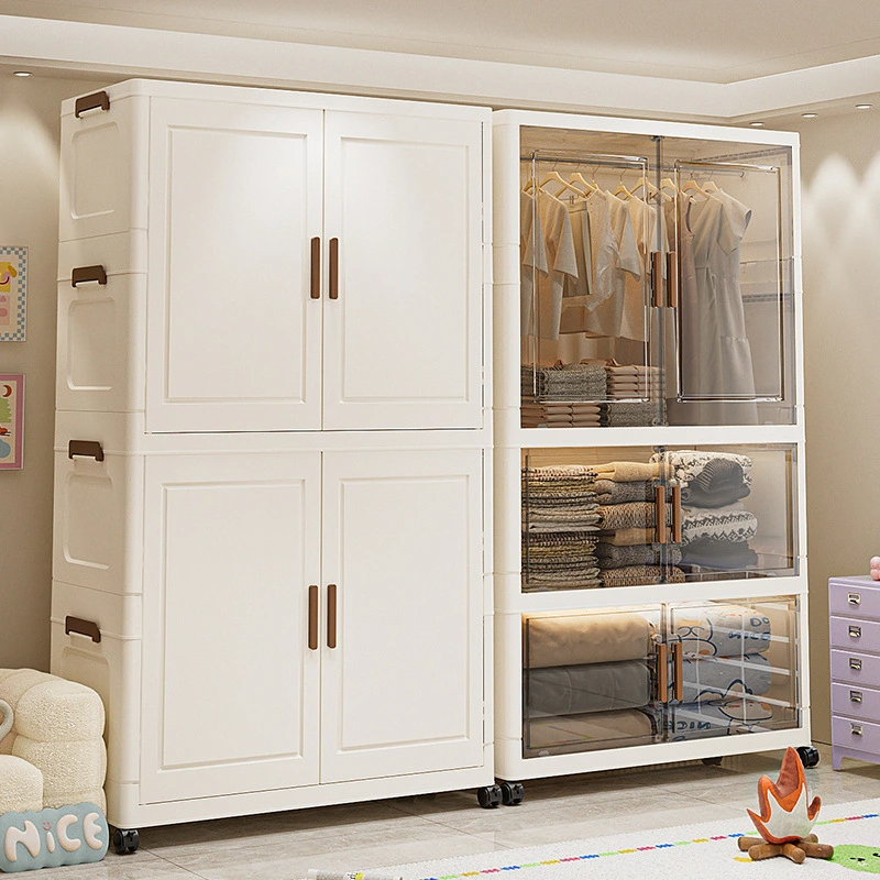 Hongxing Plastic Storage Drawers for Clothes, Large Capacity Modular Foldable Storage Cabinet 1