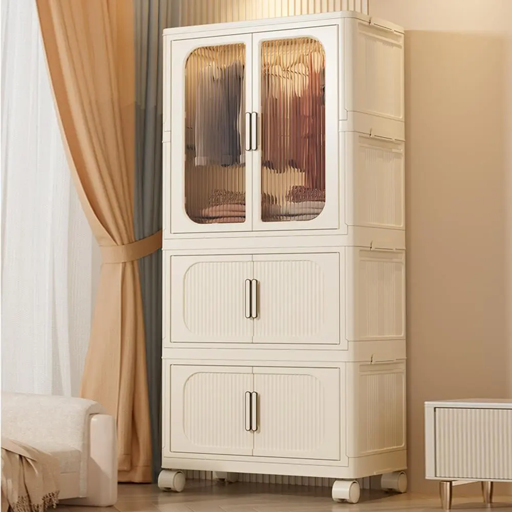 HongXing Wardrobes Bedroom Closet,Minimalist-style Layered Cabinet With Wardrobe 1