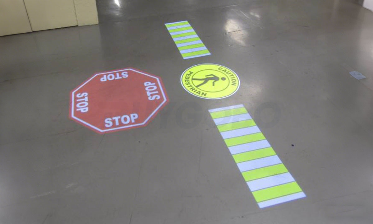 Projecting Caution Sign Noparde Industrial Safety Projectors: How Projection Markings Cut ...