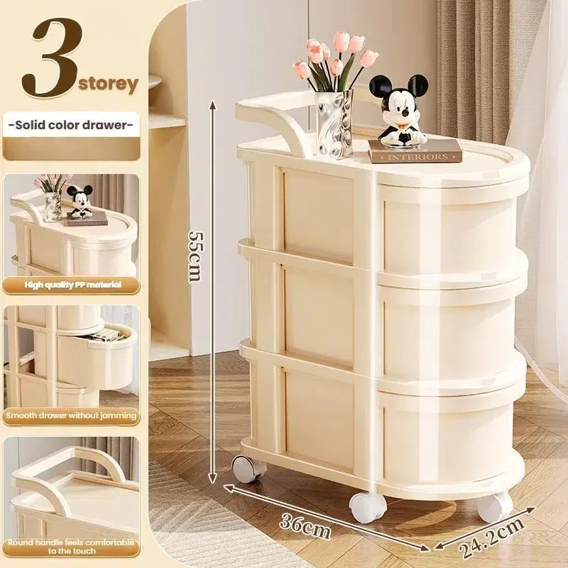 HongXing Kitchen Storage Trolley,Storage Cart 1