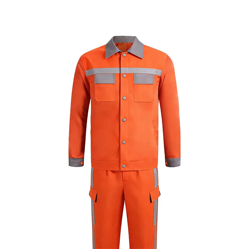 Customized Professional Night Safety High-Visibility Workwear Suits for Workers 1