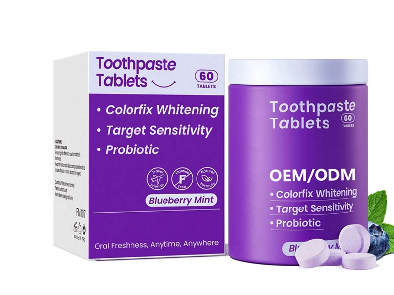 Solid Toothpaste Fluoride-Free Tooth Cleaning Chewable Tablets 1