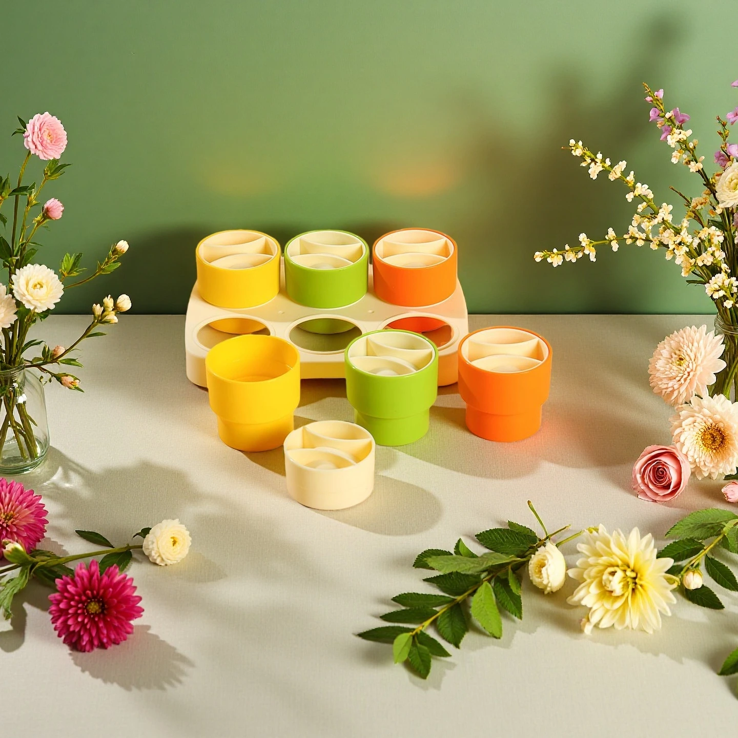 Hongxing Ice Cream Molds, 6-Cell Large Ice Ball Mold 1