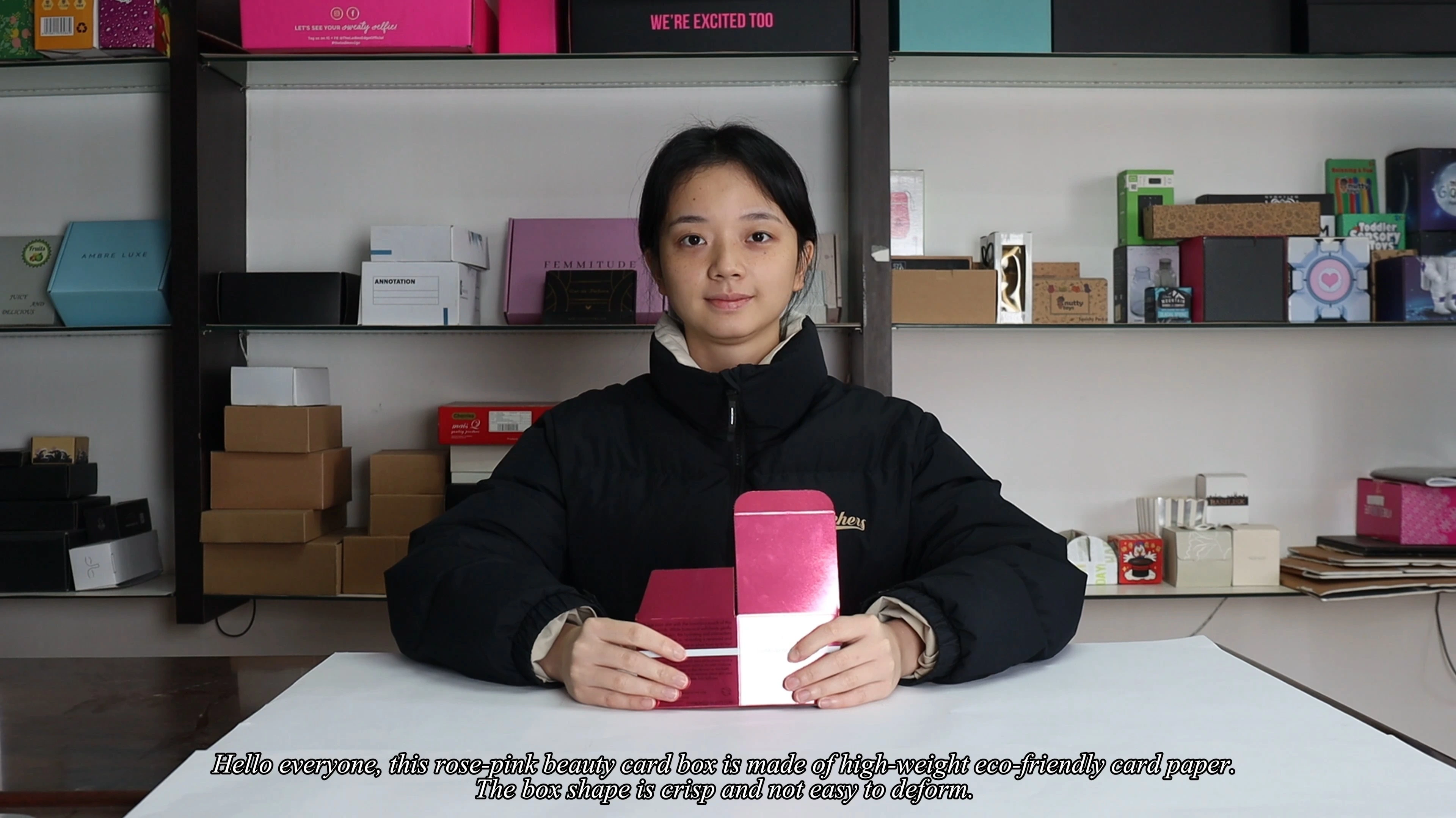 علب قابلة للطي بتقنية الطباعة الموضعية بالأشعة فوق البنفسجية - تغليف ورقي مخصص لعلامات تجارية لمستحضرات التجميل - تغليف باكشيون 1