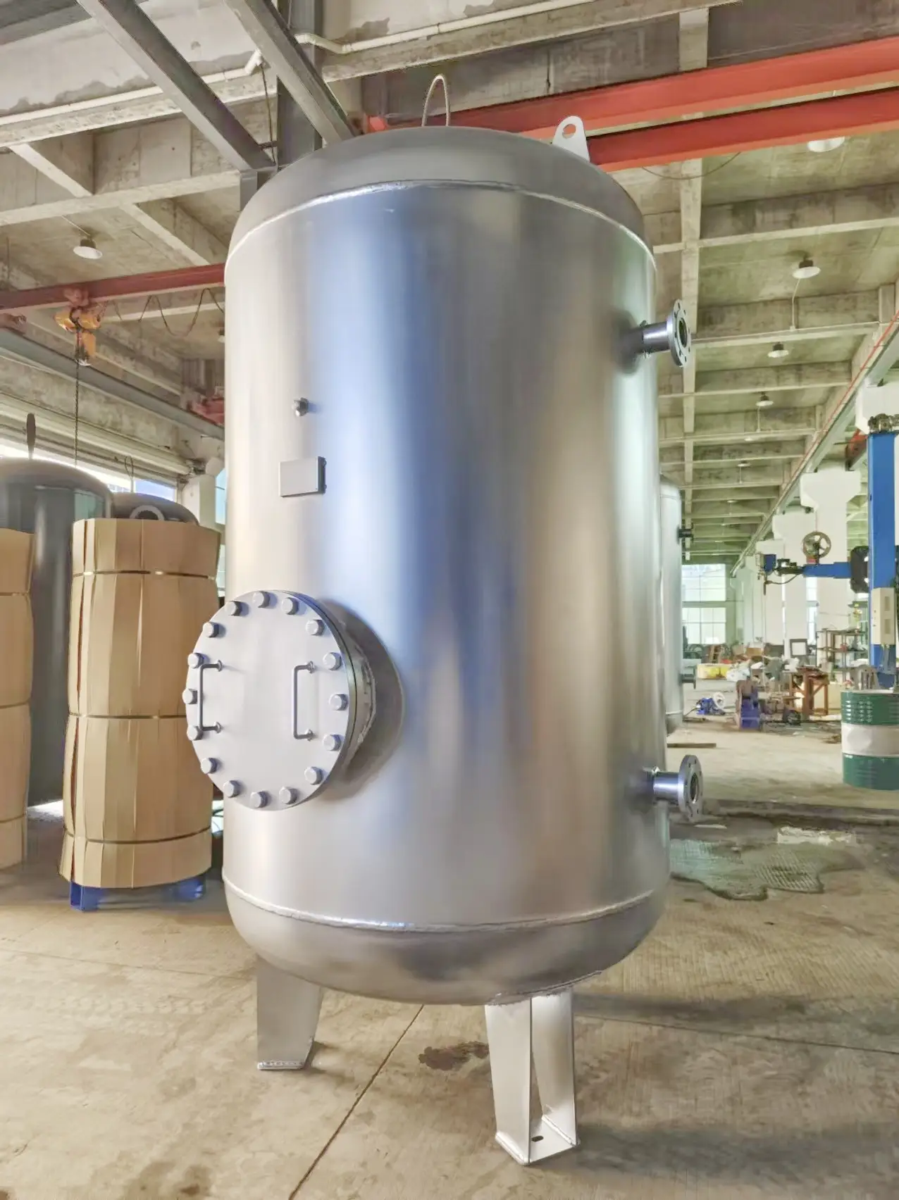 Tanque receptor de aire de acero inoxidable de 5000 l de Min Shenjiang 1