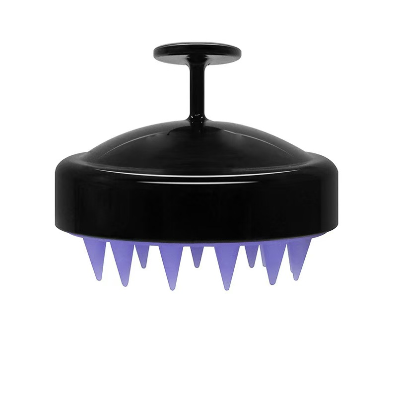 Soft Silicone Scalp Scrubber Shampoo Brush for Exfoliation, Dandruff Removal Head Massage Stress Relax 1