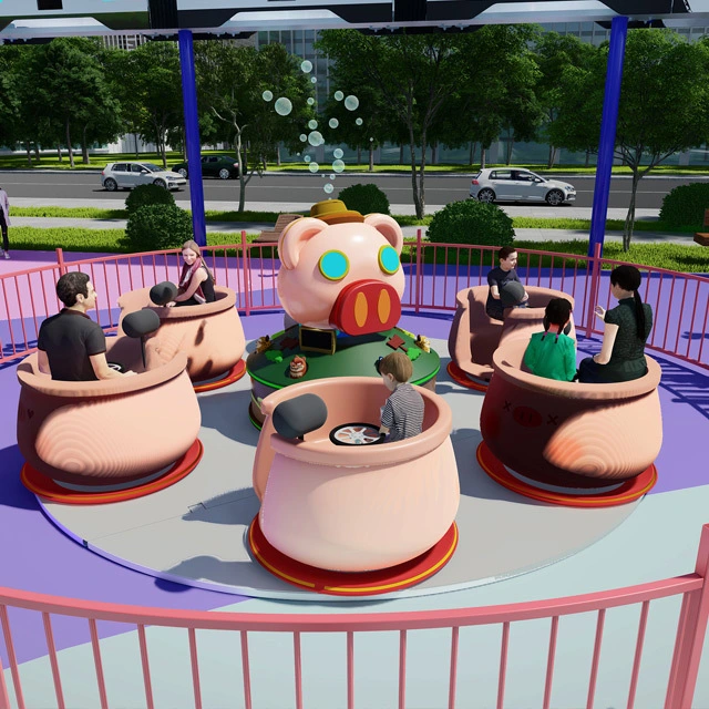 Amusement Park Family Ride Tea Cup Ride ZB-18A 1