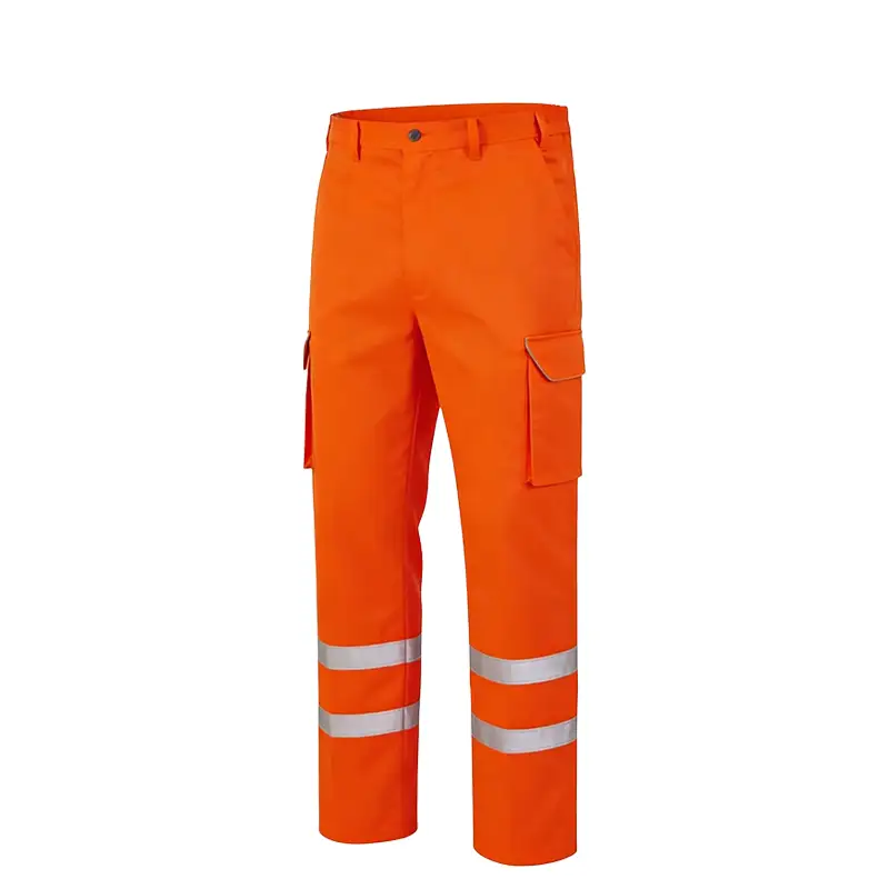 High-Visibility Reflective Safety Work Pants for Nighttime Construction Operations 1