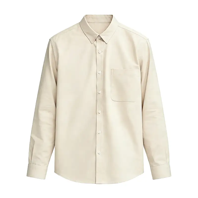 Επαγγελματικό κλασικό άνετο, ευέλικτο πουκάμισο εργασίας με μακριά μανίκια, κατασκευασμένο κατά παραγγελία 1