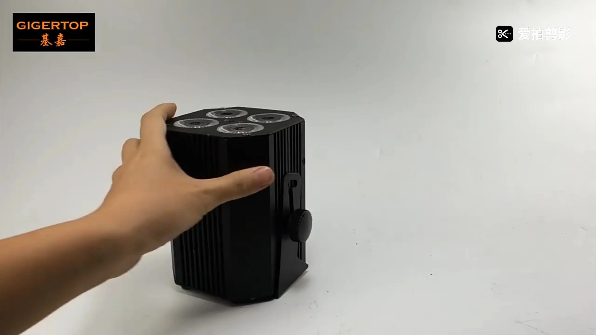 Wireless 4x18W Battery-Powered LED Par Light | Die-Cast Aluminum, Quad Beam Adjustable with IR Remote for Stage/Truss Lighting 1