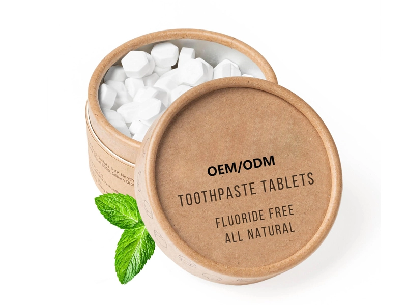 Fluoride-free Solid Whitening Toothpaste Tablets 1
