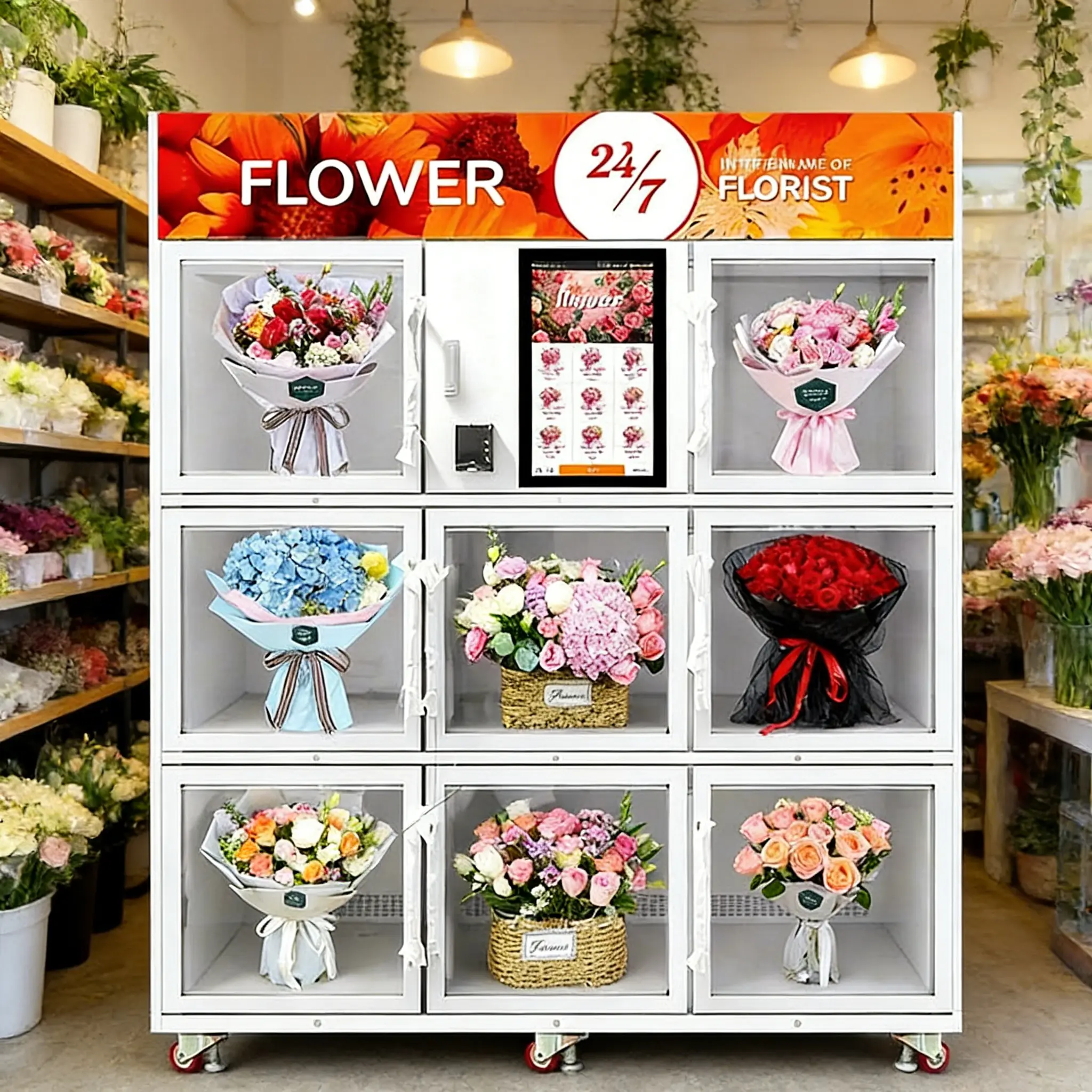 Flower Bouquet Vending Machine VENDING MACHINE Wholesale - Haloo 2