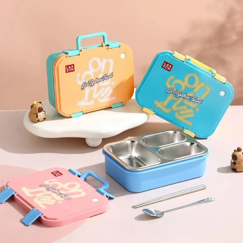HongXing Lunch Box KIds Stainless,Portable Travel Case-Style Stainless Steel Tiffin Box 1