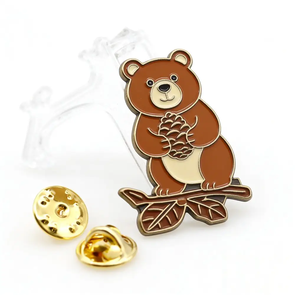 Pines e insignias personalizados con gestos de animales - Regalos con gestos de animales | EverRichGift 1