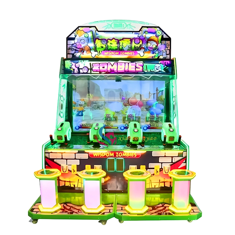 Smart Zombie Four Person Shooting Game Console: Happy Battle Experience 1