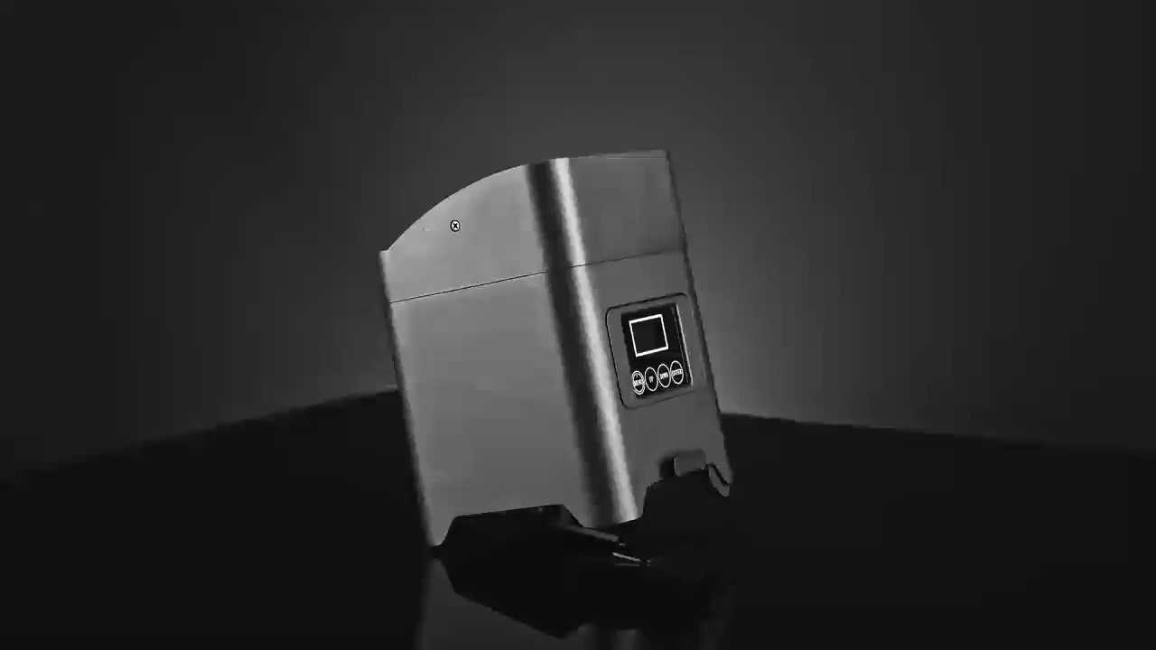 Cast Aluminum 6x18W Battery PAR Can Light - IP65 Waterproof, 6-Color RGBWA UV LED, Wireless DMX512/Remote for Permanent Outdoor Installation 1