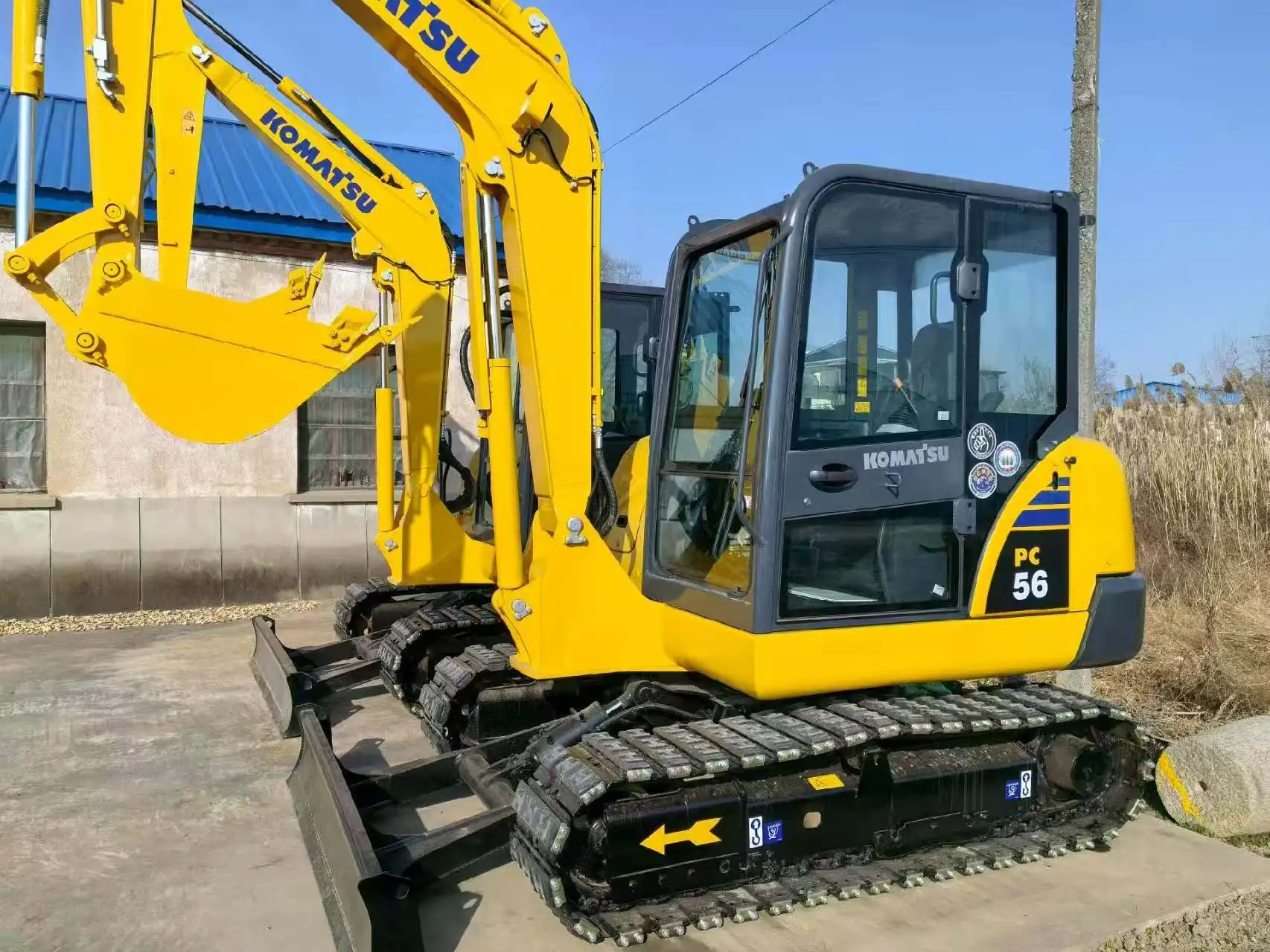 2023 KOMATSU PC56 Used Excavator 5.6 Tons Secondhand Hydraulic Crawler Digger High Quality 1