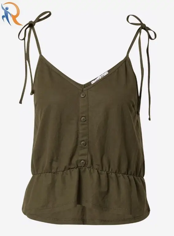 نبذة عنك: توب "فلورا" باللون الأخضر الداكن 1