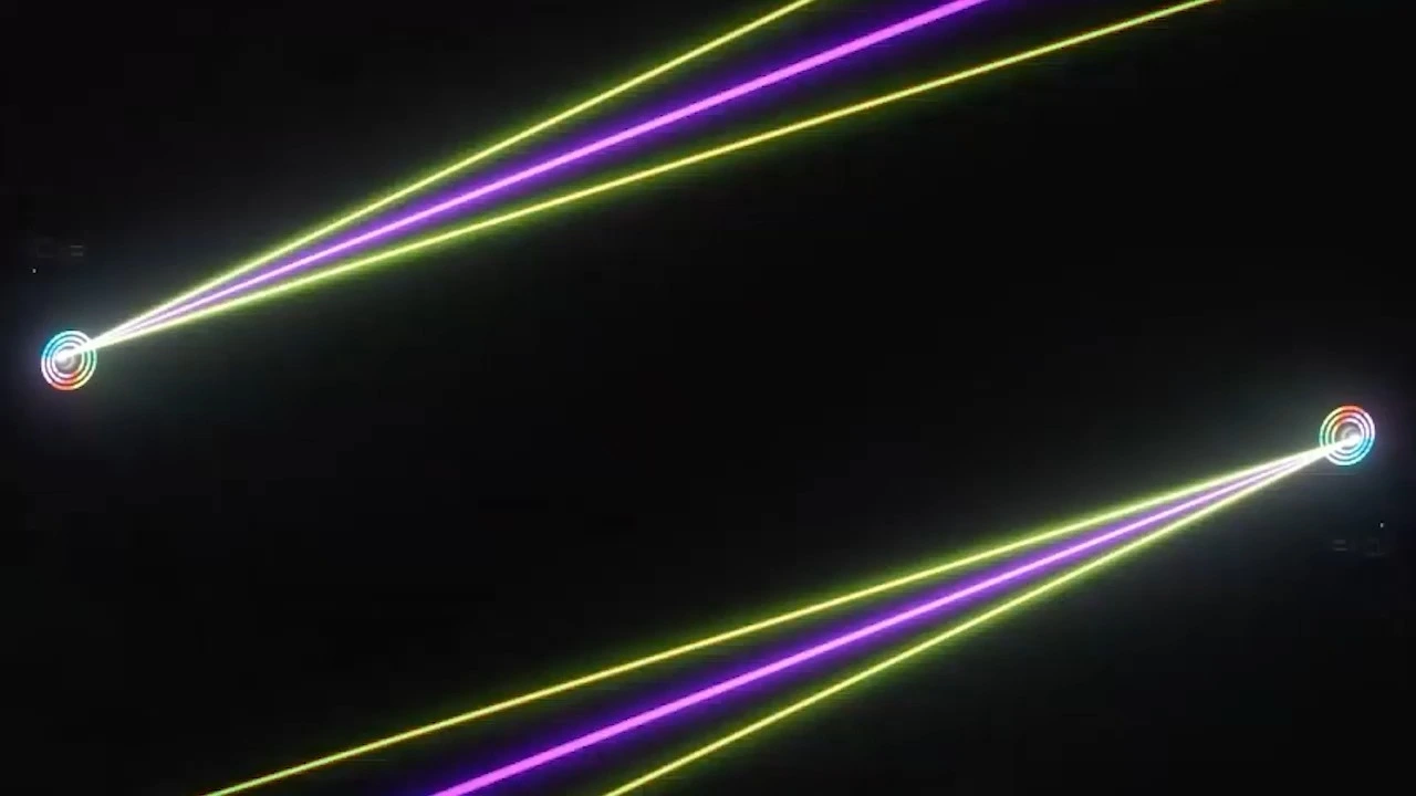 Marslite 10W RGB 3d Full Color Animation Laser Light Ilda Laser Light DJ Animation 3d Laser Projector for Concert Stage Lights 1