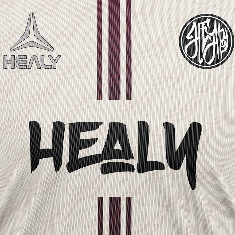 Dearadh Uathúil le Feidhmíocht den Scoth Geansaí Sacair Stílmhar le Muineál  V, Gualainn Dhomhain, Marún, Ret | Healy Sportswear, image size:1000x1000