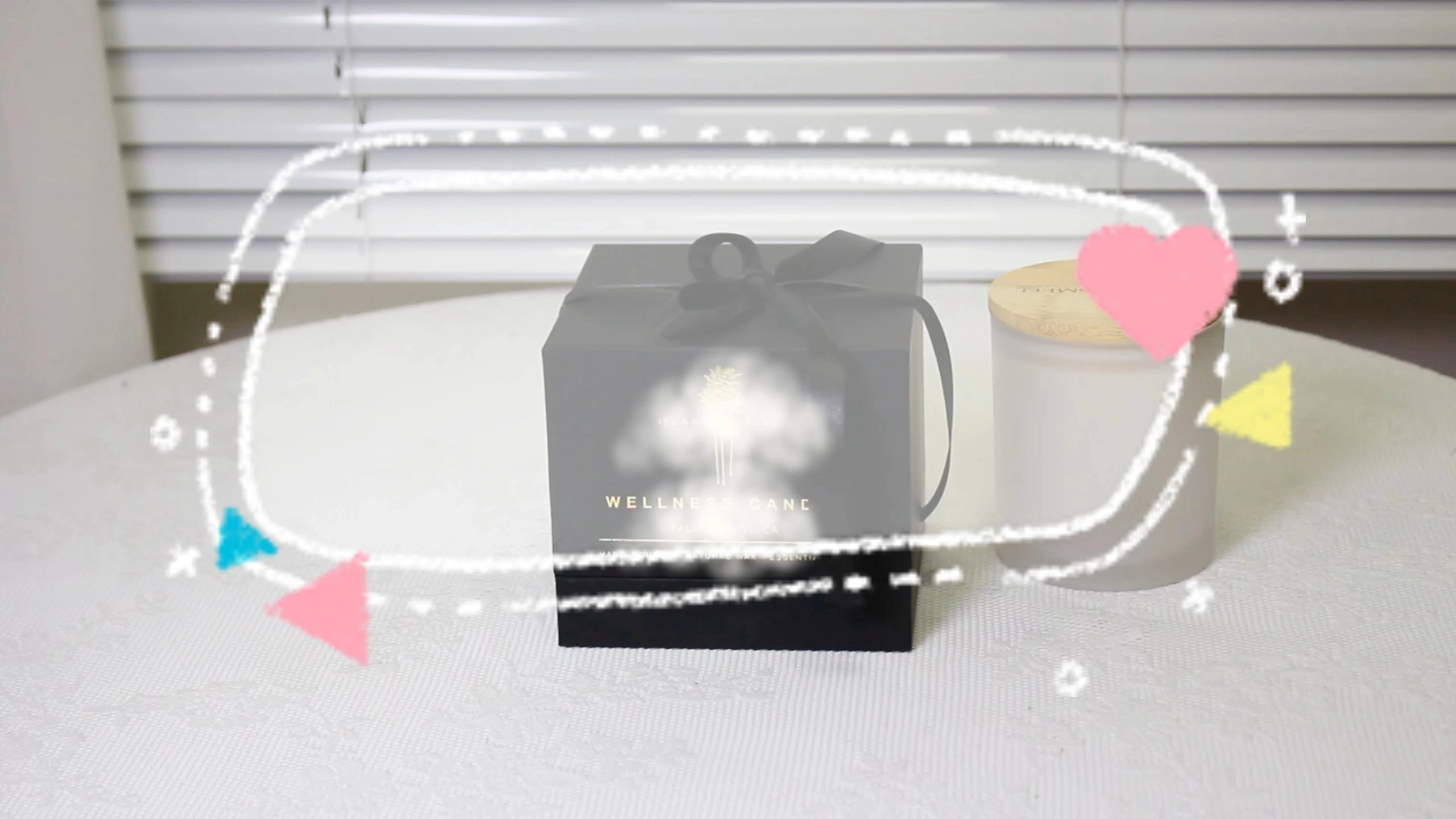 CF Luxury Eco-Friendly Recyclable Scented Candles Gift Set Rigid Boxes Private Label Black Packaging for Gifts 1