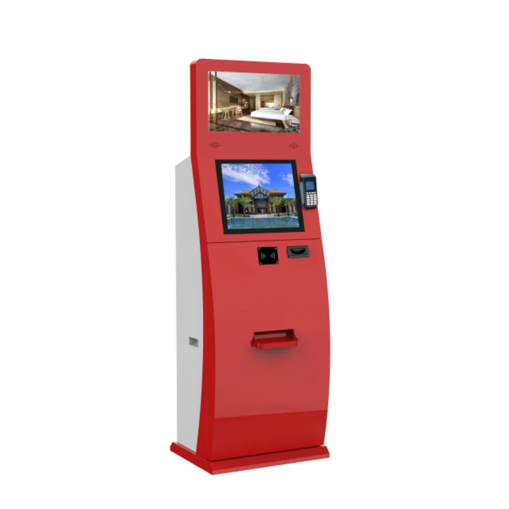 Dual Screen 24/7 Self-Service Kiosk: Game Card/Room Card/Key Issuing & Bill Payment 1