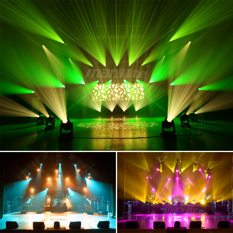 Projecteur LED 600 W BSW à tête mobile, faisceau spot wash, éclairage DJ 600 W BSW CMY, éclairage de scène pour concerts et églises 7