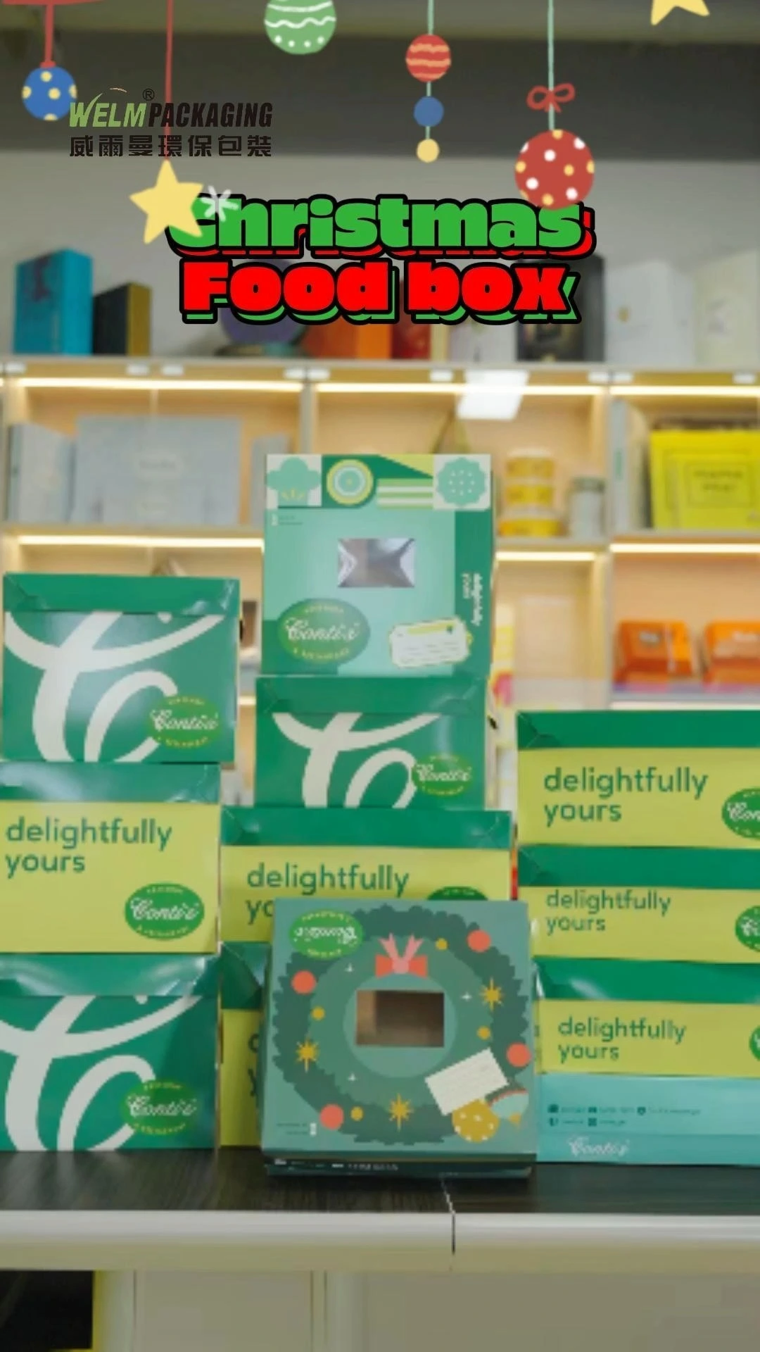 Factory customized high-quality cake dessert and food grade paper boxes 1