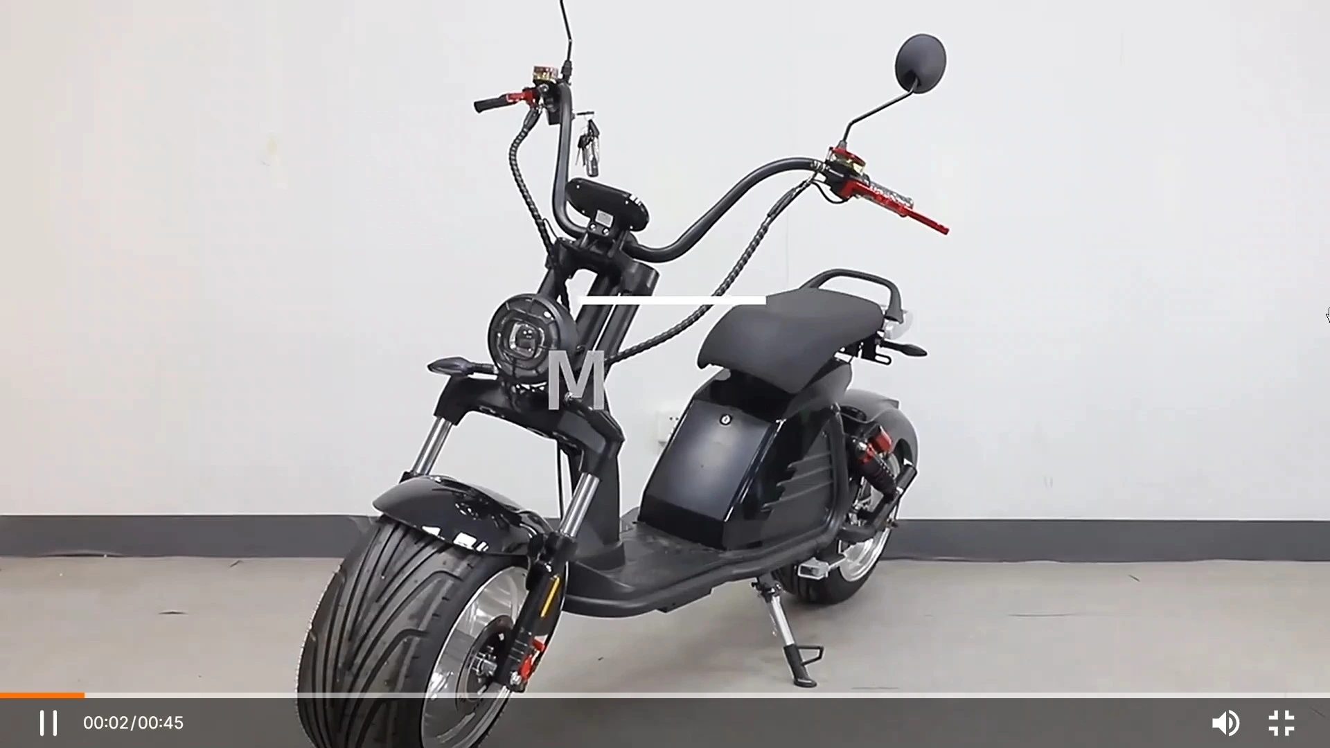 New 2000W Super Power Motor Adult Electric Motorcycle LCD Display Steel 60V Automotive Headlights Wider Explosion-Proof Tires 1