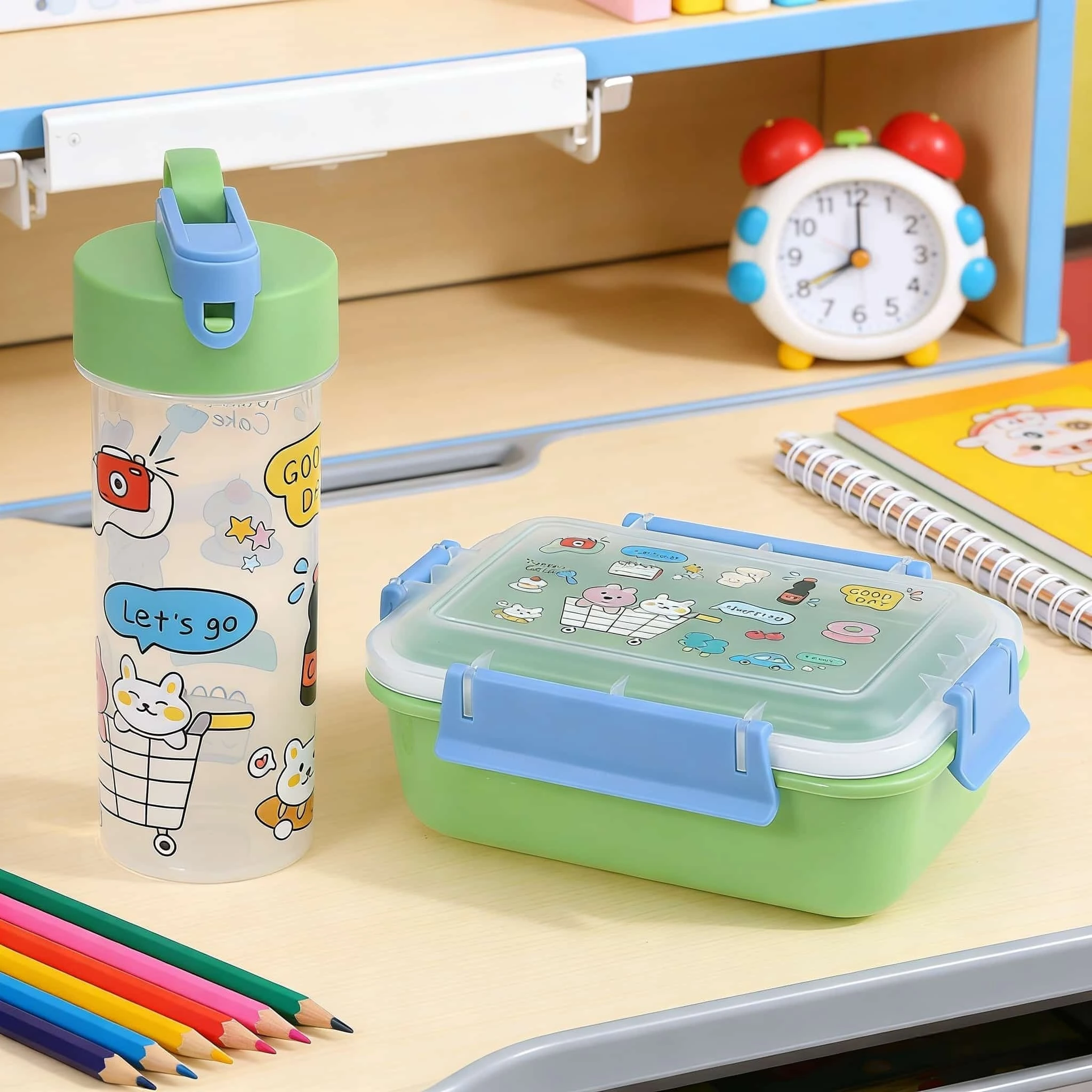 HongXing Bento Box Lunch Box , Playful Kids' Lunch Box Set 1