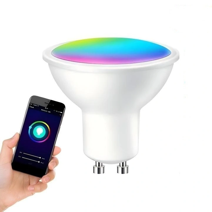 WIFI TUYA GU10 Bulb RGB+CW 5W 350LM Smart Spotlight 1