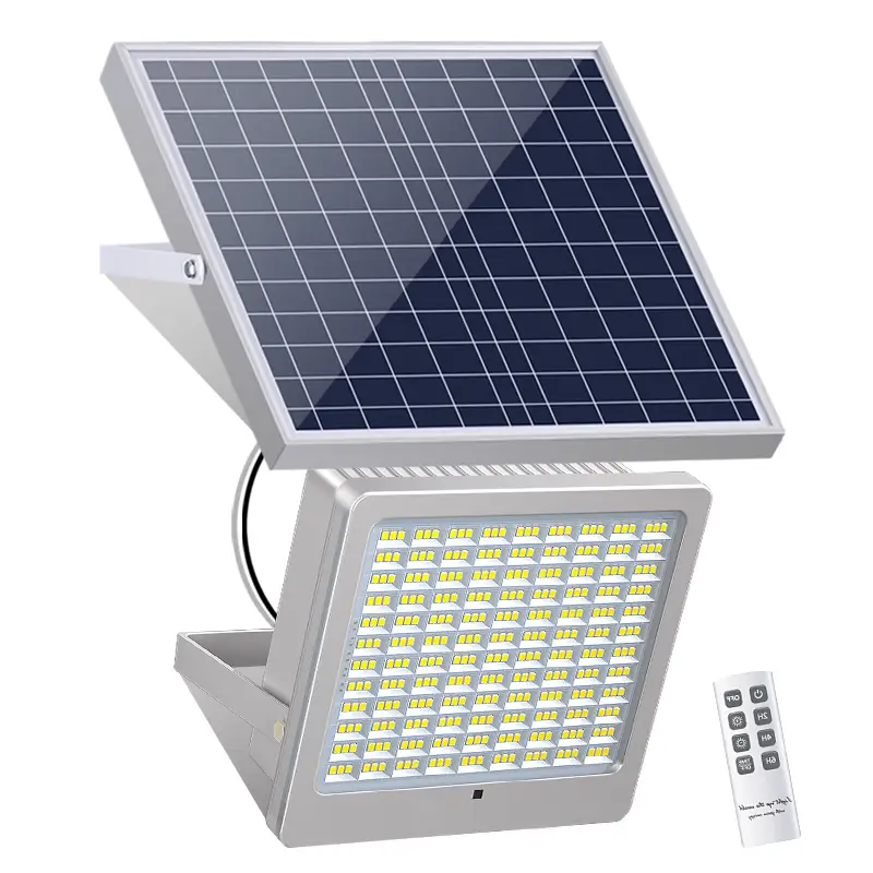Aluminum Sloar Flood Light 100W LED Outdoor IP65 Motion Sensor 1