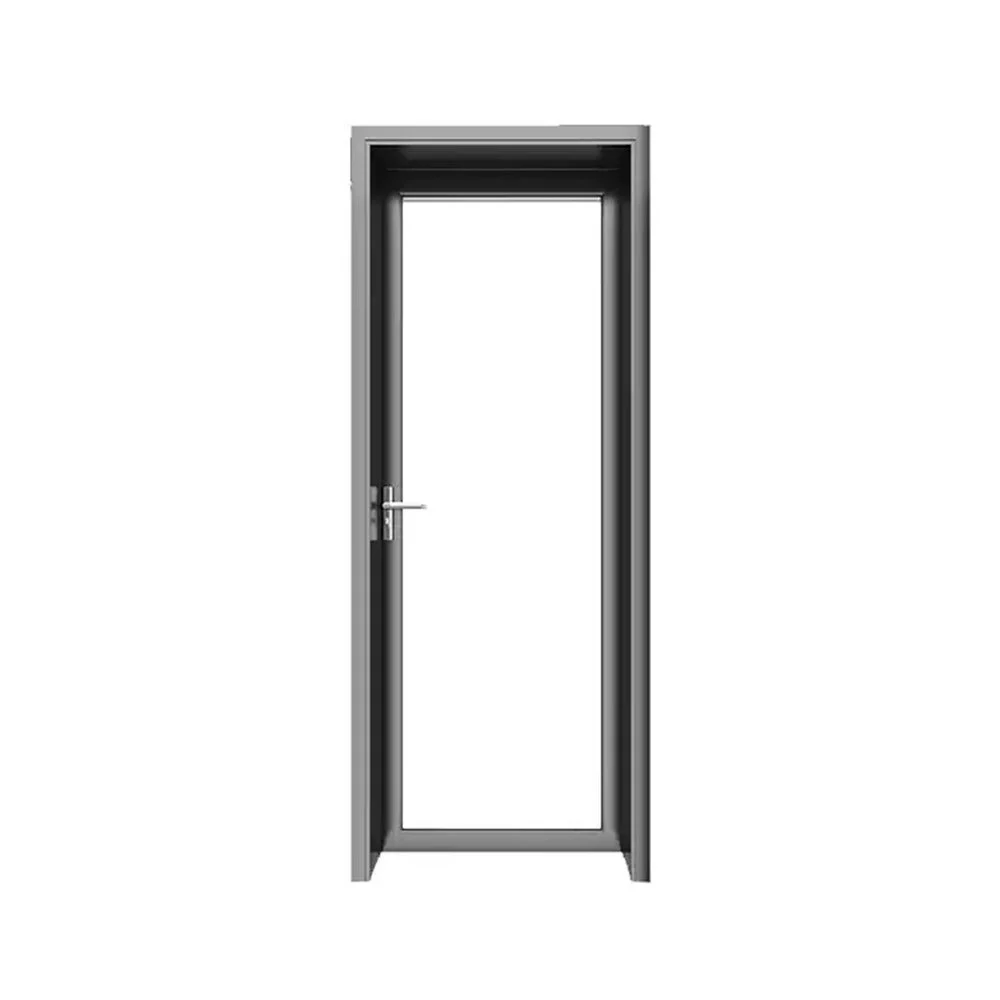 Modern Customized Swing Door Bathroom And Office Waterproof Glass Aluminum Door for House 1