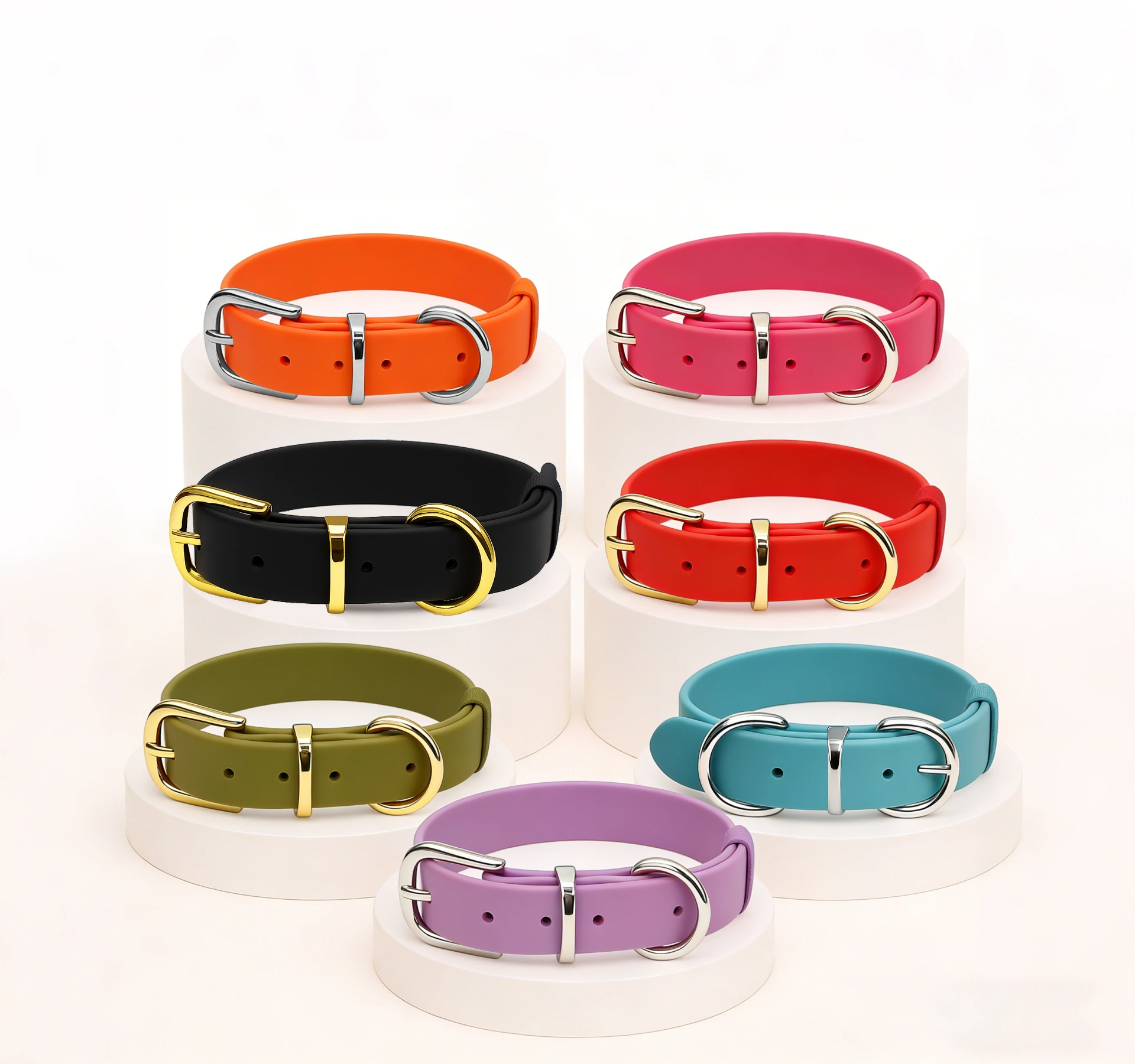 Waterproof Dog Collar for Small Medium Large Dogs, Comfortable Odor-Proof Collar for Male Female Dogs 1