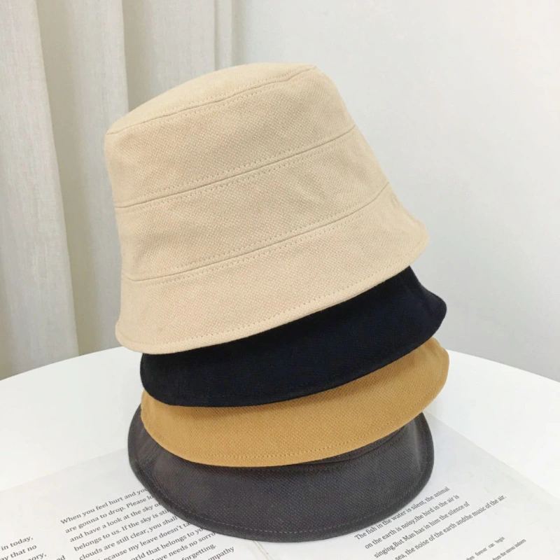 Short-Brim Bucket Hat Poly-Cotton Lightweight Casual Sun Hat for Outdoor 1
