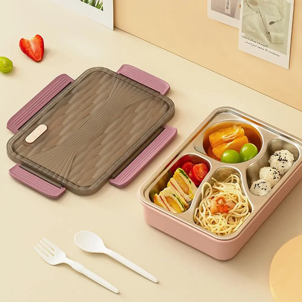HongXing 3/4-Compartment Stainless Steel Lunch Box 1