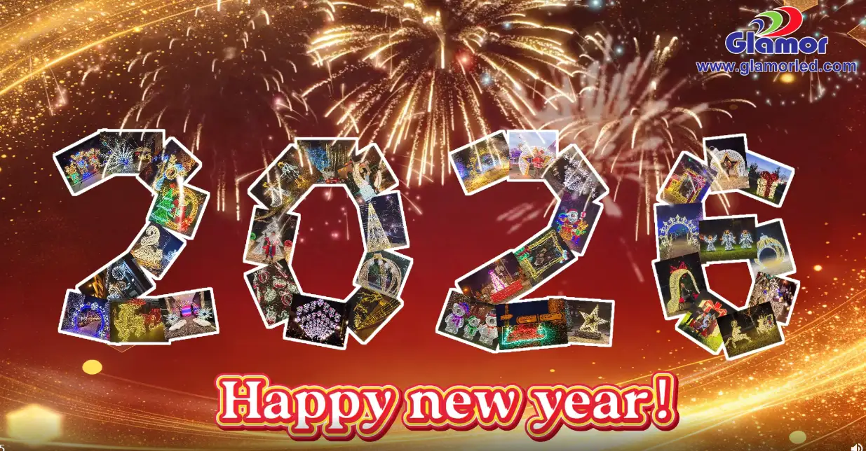 Athbhliain faoi mhaise daoibh 2026 Soilsiú Maisiúil Nollag LED nua | Glamour, image size:1235x644