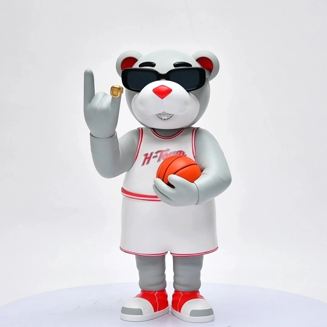 Figurine en PVC modélisée en 3D à partir d'un design 2D personnalisé 1