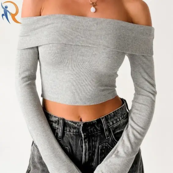 Fall Into Me Off The Shoulder Crop Top 1