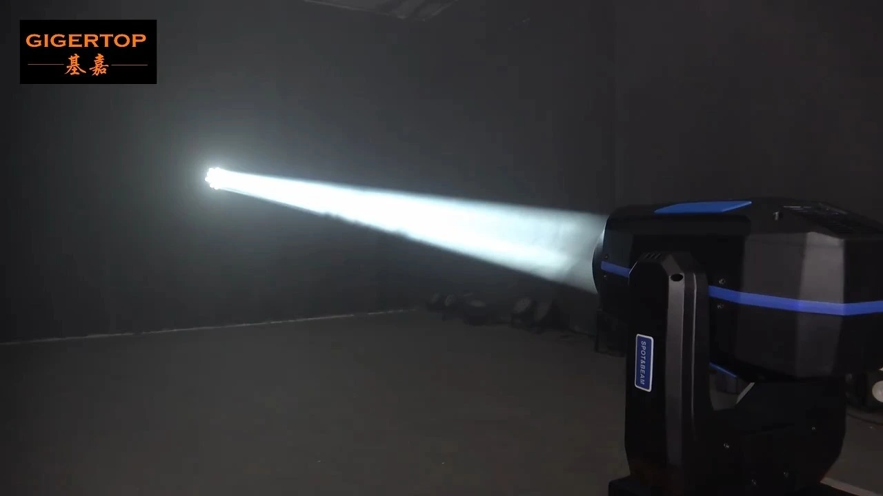 260W Beam Moving Head Stage Light - 18-Channel DMX Control with 8 & 24 Facet Prism Effects for Disco and Bar Events 1