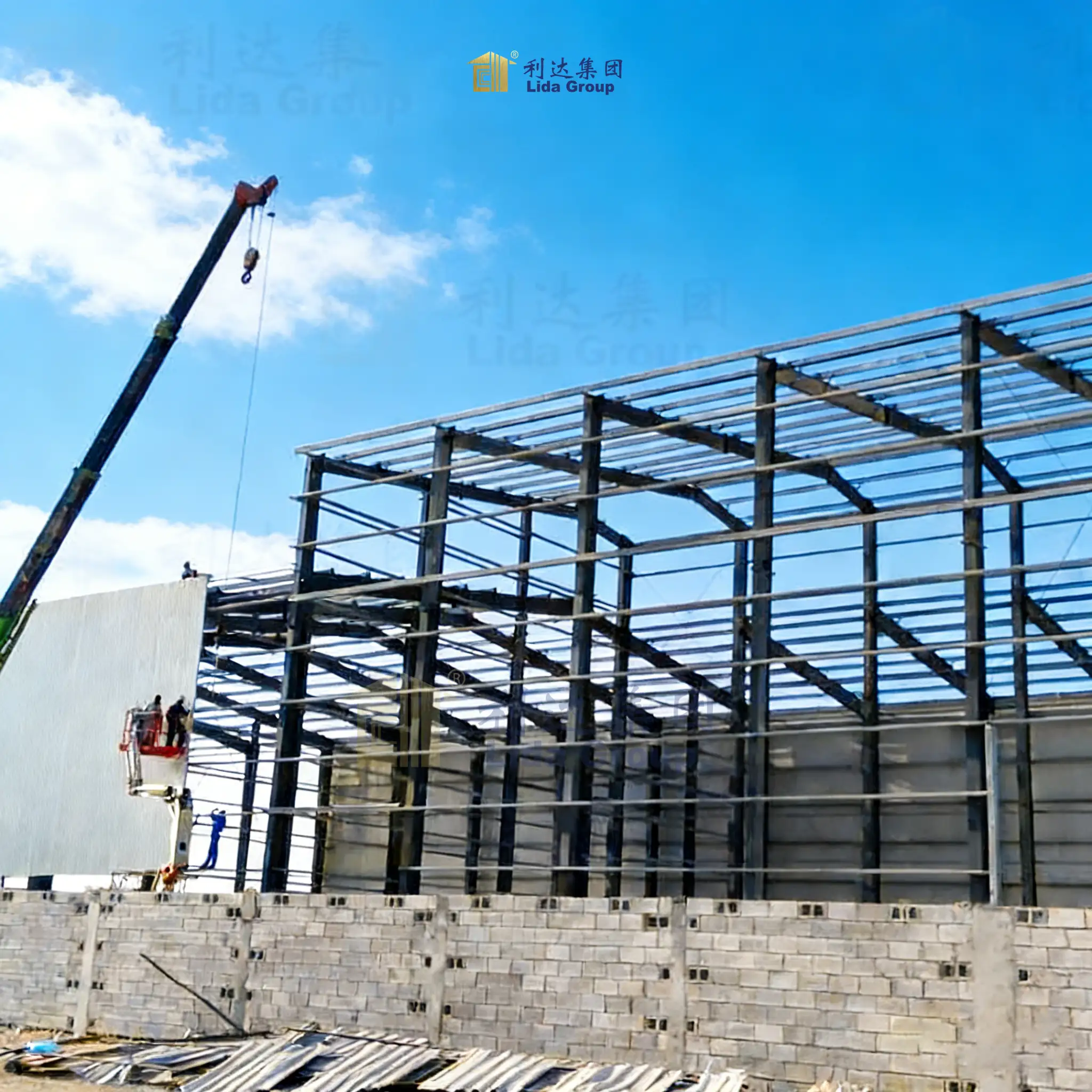 Galpón Acero Steel Structure Building Gran Espacio Uso Industrial Eficiente 1