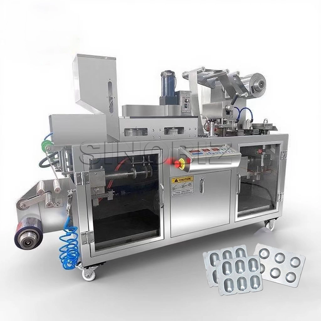 DPP Mini Small Automatic Packaging candy Flat Plate Sealing Alu PVC Forming Blister Packing Machine Price for Sale 1