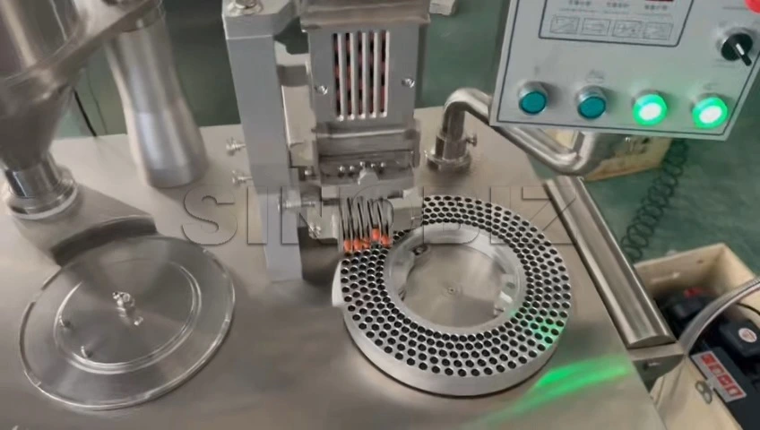 CGN-208D Button type semi automatic capsule filling machine 1