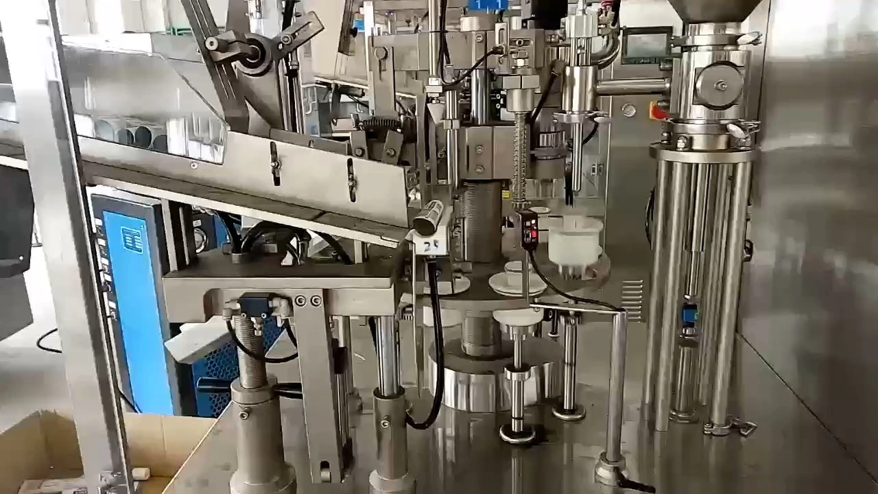 NF-60A Automatic plastic/laminated tube  filling & sealing machine 1