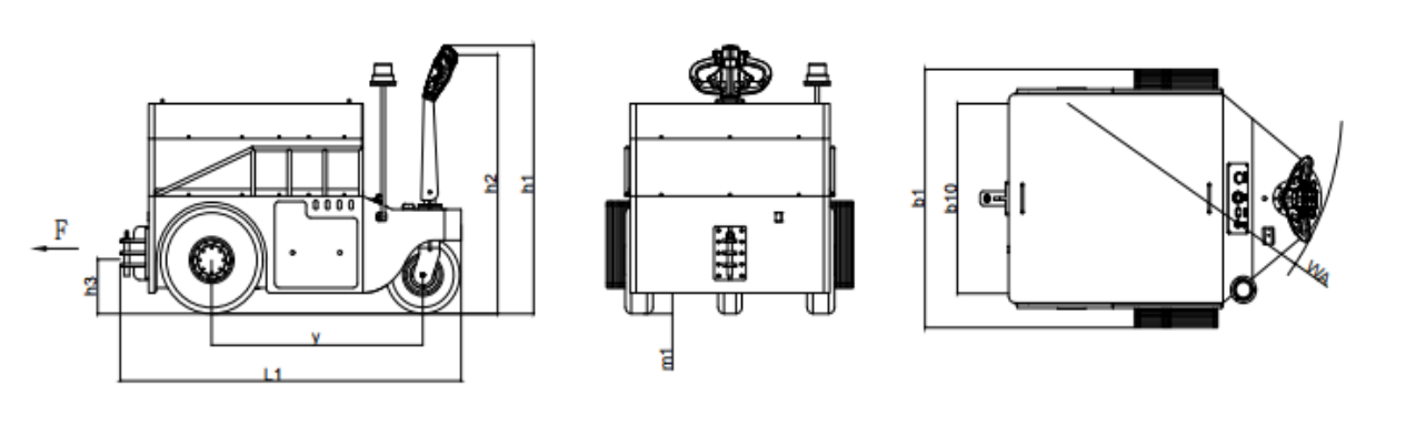รถยกไฟฟ้า Vlift H-Series สำหรับงานหนักพิเศษ 25/30/40 ตัน - ระบบ 72 โวลต์ และล้อยางตัน 6