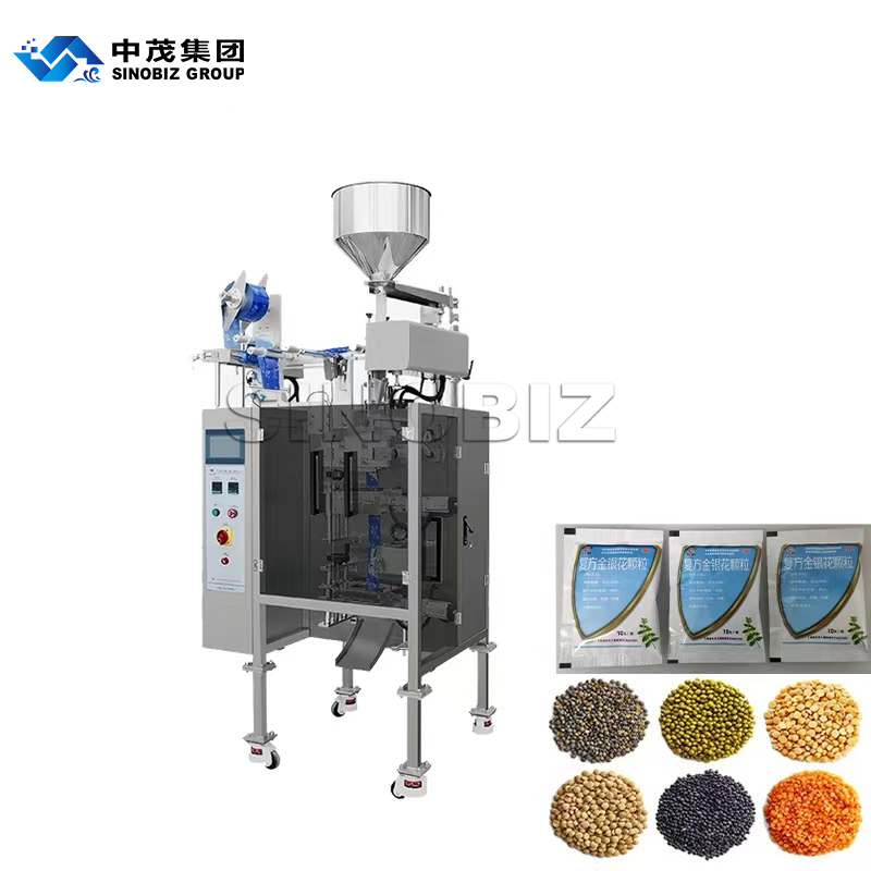 Automatic Snacks Food Nuts Rice Granule Packing Machine | Sinobiz Machinery