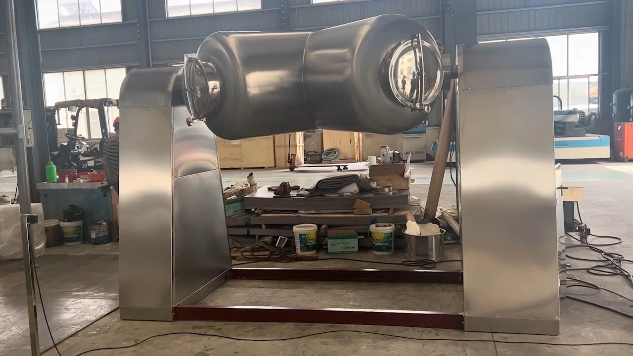 Stainless Steel High Quality Food Industry Use Mixing Machine V Mixer V Blender Mixer V Shape Powder Mixer 1