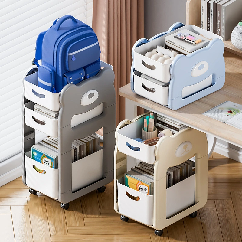 HongXing Multipurpose Storage Rack, Student Mobile Storage Cart 1