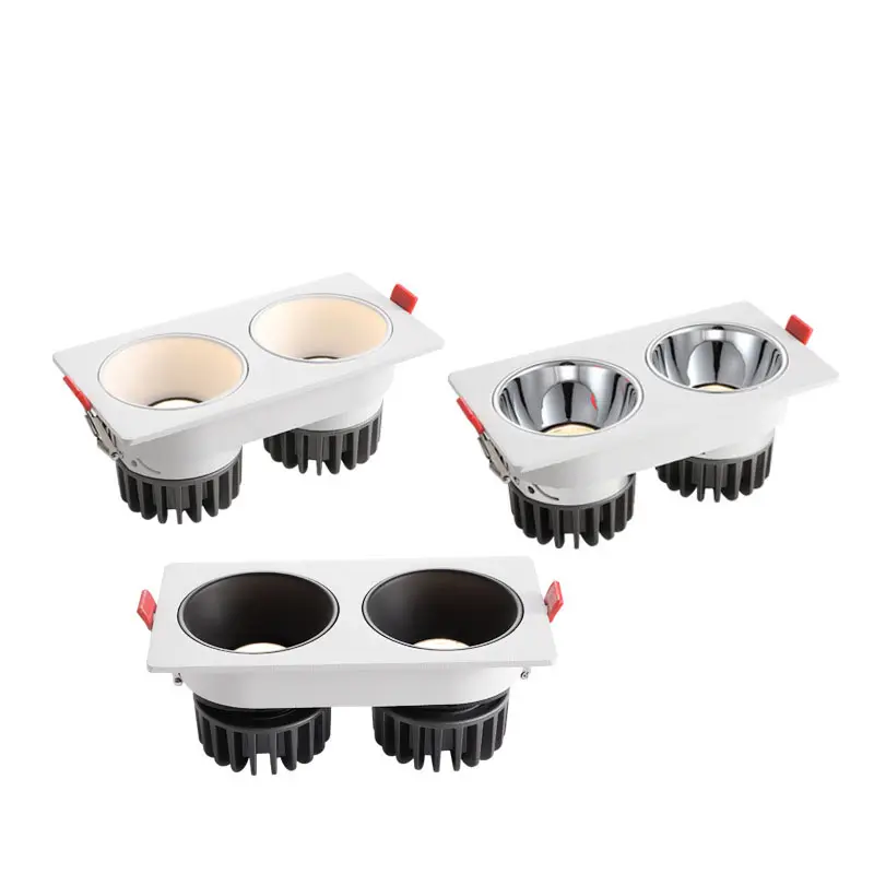 12W*1/12W*2/12W*3/12W*4 Anti-dazzle Bridgelux COB LED Downlights 4